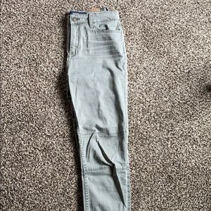 olive wash jeans